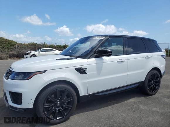 2020 Land Rover Range Rover Sport with VIN SALWR2RY0LA705831, listed as a Copart auction lot 47621465 with 59,647 mi miles and Clean title. Bid and sale history available at DreamBid. Image 1.