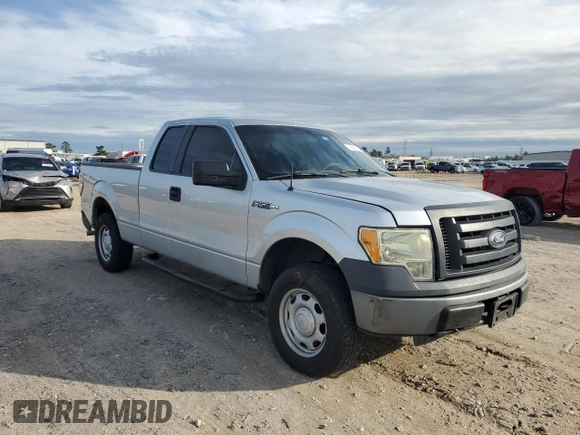 2010 Ford F-150 XL with VIN 1FTFX1CV3AFC98335, listed as a Copart auction lot 83901964 with 93,479 mi miles and Salvage Title. Bid and sale history available at carsss.com. Image 4.