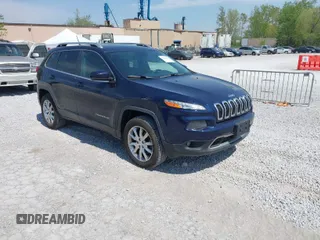 2015 Jeep Cherokee Limited with VIN 1C4PJMDS0FW551615, listed as a IAAI auction lot 42080944 with 175,793 mi miles. Bid and sale history available at carsss.com. Image 1.