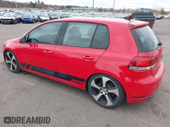 2012 Volkswagen Golf TDI with VIN WVWNM7AJ7CW023514, listed as a IAAI auction lot 41139884 with 110,724 mi miles and . Bid and sale history available at DreamBid. Image 3.