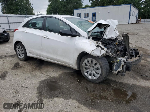 2017 Hyundai Elantra with VIN KMHD35LH4HU373680, listed as a Copart auction lot 58448835 with Not provided miles and Salvage title. Bid and sale history available at DreamBid. Image 4.