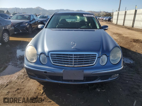 2003 Mercedes-Benz E-Class 5.0L with VIN WDBUF70J93A160425, listed as a Copart auction lot 85186494 with 185,348 mi miles and Salvage Title. Bid and sale history available at carsss.com. Image 5.