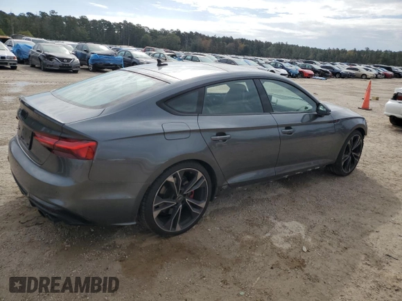 2023 Audi S5 Sportback Premium Plus z VIN WAUC4CF51PA050350, wystawiony jako Copart lot #77148214 z przebiegiem 32 237 mil mil oraz Szkoda całkowita • Salvage title. Historia ofert i sprzedaży dostępna na DreamBid. Obrazek 3.