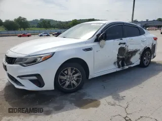 2019 Kia Optima LX with VIN 5XXGT4L32KG279570, listed as a Copart auction lot 57278255 with 134,290 mi miles and Salvage title. Bid and sale history available at DreamBid. Image 1.