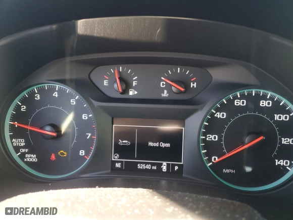 2022 Chevrolet Malibu LT with VIN 1G1ZD5ST1NF177430, listed as a Copart auction lot 46857565 with 52,540 mi miles and Salvage Title. Bid and sale history available at carsss.com. Image 9.