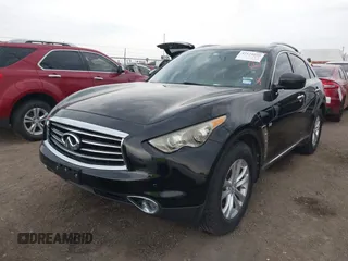 2016 Infiniti QX70 with VIN JN8CS1MU1GM130337, listed as a IAAI auction lot 42124059 with 148,876 mi miles and . Bid and sale history available at DreamBid. Image 6.