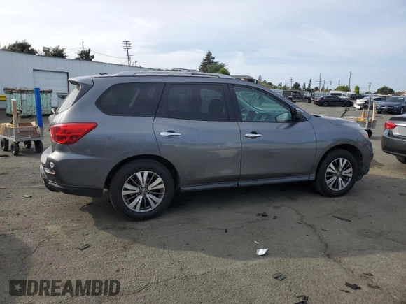 2017 Nissan Pathfinder Platinum with VIN 5N1DR2MMXHC604953, listed as a Copart auction lot 55283425 with 115,455 mi miles and Clean title. Bid and sale history available at DreamBid. Image 3.