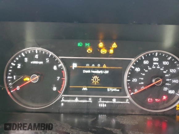 2023 Kia Sorento LX with VIN 5XYRGDLCXPG179412, listed as a Copart auction lot 61254105 with 57,545 mi miles and Clean title. Bid and sale history available at DreamBid. Image 9.