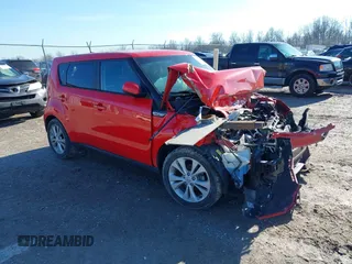 2015 Kia Soul + with VIN KNDJP3A55F7791587, listed as a IAAI auction lot 41474274 with 83,743 mi miles and . Bid and sale history available at DreamBid. Image 1.