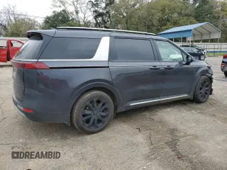 2023 Kia Carnival SX Prestige with VIN KNDNE5H32P6221299, listed as a Copart auction lot 45847354 with 20,669 mi miles and Salvage Title. Bid and sale history available at carsss.com. Image 3.