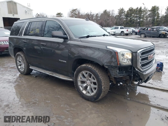 2019 GMC Yukon SLE with VIN 1GKS2AKC1KR385085, listed as a IAAI auction lot 41699370 with 83,889 mi miles. Bid and sale history available at carsss.com. Image 1.