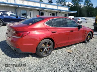 2019 Genesis G70 Advanced with VIN KMTG34LE5KU031794, listed as a Copart auction lot 56139885 with 34,873 mi miles and Salvage title. Bid and sale history available at DreamBid. Image 3.
