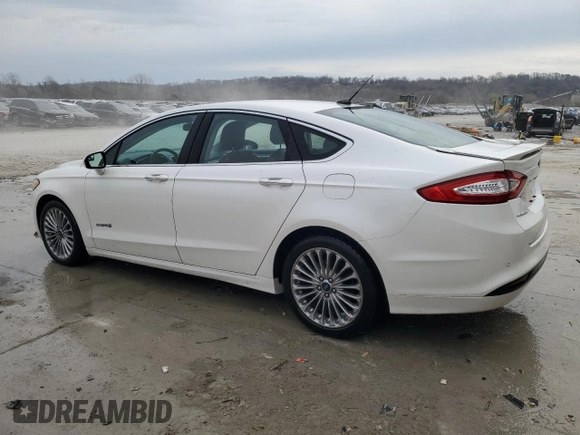 2014 Ford Fusion Titanium Hybrid with VIN 3FA6P0RU9ER160242, listed as a Copart auction lot 50209005 with 172,507 mi miles and Salvage Title. Bid and sale history available at carsss.com. Image 2.