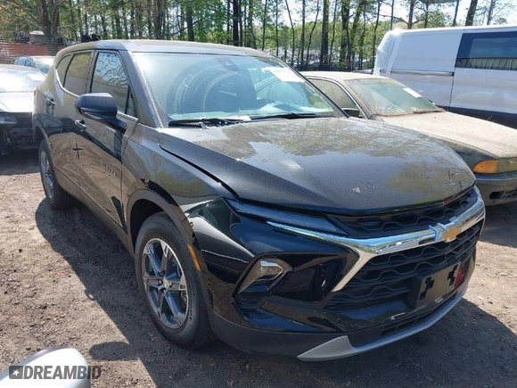 2025 Chevrolet Blazer LT with VIN 3GNKBHR4XSS185166, listed as a IAAI auction lot 42072316 with 170 mi miles. Bid and sale history available at carsss.com. Image 1.