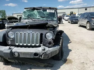 2017 Jeep Wrangler Unlimited Sport with VIN 1C4BJWDG5HL506501, listed as a Copart auction lot 55802395 with 96,756 mi miles and Salvage title. Bid and sale history available at DreamBid. Image 13.