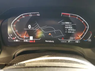 2019 BMW 3 Series 330i xDrive with VIN 3MW5R7J56K8B01550, listed as a Copart auction lot 43216675 with 59,962 mi miles and Salvage Title. Bid and sale history available at DreamBid. Image 9.