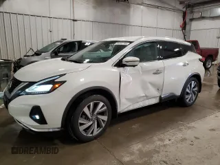 2020 Nissan Murano SL z VIN 5N1AZ2CJ9LN118898, wystawiony jako Copart lot #55052795 z przebiegiem 83 992 mil mil oraz Nie do naprawy • Non repairable. Historia ofert i sprzedaży dostępna na DreamBid. Obrazek 1.