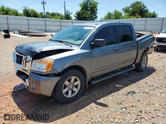 2014 Nissan Titan SV with VIN 1N6BA0EDXEN505116, listed as a Copart auction lot 59615845 with 132,319 mi miles and Salvage title. Bid and sale history available at DreamBid. Image 1.