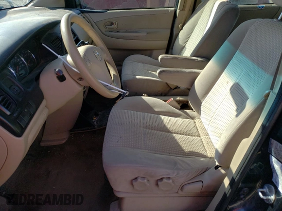 2004 Mazda MPV LX with VIN JM3LW28A740524165, listed as a Copart auction lot 50571435 with 201,189 mi miles and Salvage Title. Bid and sale history available at carsss.com. Image 7.
