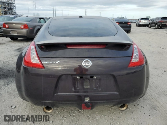2014 Nissan 370Z Nismo with VIN JN1AZ4EH3EM633305, listed as a Copart auction lot 42846795 with 45,430 mi miles and Salvage Title. Bid and sale history available at DreamBid. Image 6.