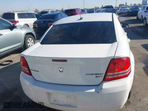 2010 Dodge Avenger SXT with VIN 1B3CC4FB6AN108889, listed as a IAAI auction lot 41049789 with 127,405 mi miles. Bid and sale history available at carsss.com. Image 16.