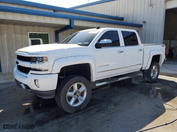 2018 Chevrolet Silverado 1500 LTZ with VIN 3GCUKSEJ0JG341517, listed as a Copart auction lot 48795215 with 167,831 mi miles and Clean Title. Bid and sale history available at carsss.com. Image 1.