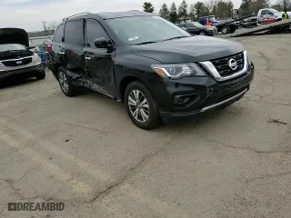2019 Nissan Pathfinder S with VIN 5N1DR2MM4KC605216, listed as a Copart auction lot 48469705 with 82,698 mi miles and Salvage Title. Bid and sale history available at carsss.com. Image 11.
