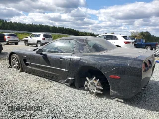 2003 Chevrolet Corvette Z06 with VIN 1G1YY12SX35132165, listed as a Copart auction lot 75960994 with 145,382 mi miles and Salvage Title. Bid and sale history available at carsss.com. Image 2.