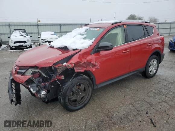 2013 Toyota RAV4 LE with VIN JTMZFREV9DD005260, listed as a Copart auction lot 44348425 with 223,991 mi miles and Salvage Title. Bid and sale history available at DreamBid. Image 1.