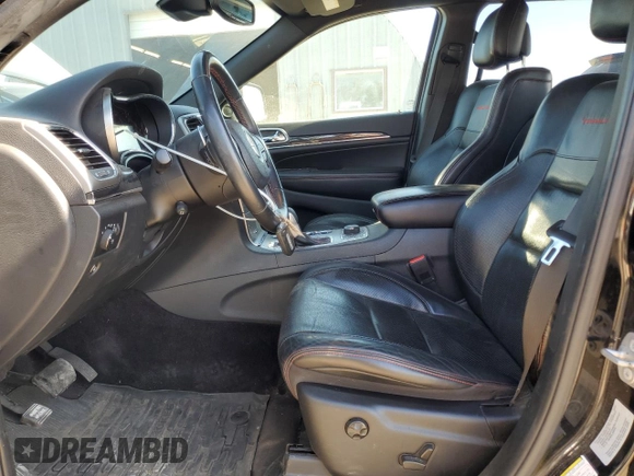 2017 Jeep Grand Cherokee Trailhawk with VIN 1C4RJFLG3HC881805, listed as a Copart auction lot 56471445 with 122,843 mi miles and Salvage title. Bid and sale history available at DreamBid. Image 7.