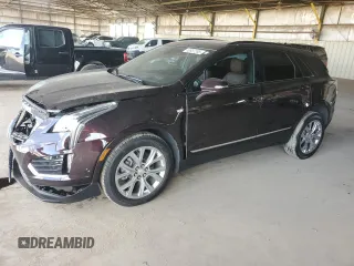 2020 Cadillac XT5 Sport AWD with VIN 1GYKNGRS1LZ144464, listed as a Copart auction lot 53937265 with 28,262 mi miles and Salvage title. Bid and sale history available at DreamBid. Image 1.