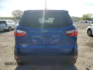 2018 Ford EcoSport SE z VIN MAJ6P1UL6JC171082, wystawiony jako Copart lot #56352645 z przebiegiem 86 094 mil mil oraz Czysty tytuł • Clean title. Historia ofert i sprzedaży dostępna na DreamBid. Obrazek 6.