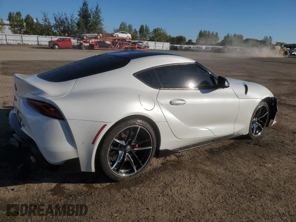 2020 Toyota GR Supra 3.0 with VIN WZ1DB4C01LW025149, listed as a Copart auction lot 73577744 with 51,773 mi miles and Clean Title. Bid and sale history available at carsss.com. Image 3.
