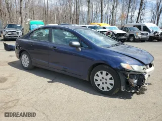2010 Honda Civic Sdn DX-VP with VIN 2HGFA1F34AH535491, listed as a Copart auction lot 52815665 with 81,339 mi miles and Salvage Title. Bid and sale history available at carsss.com. Image 4.