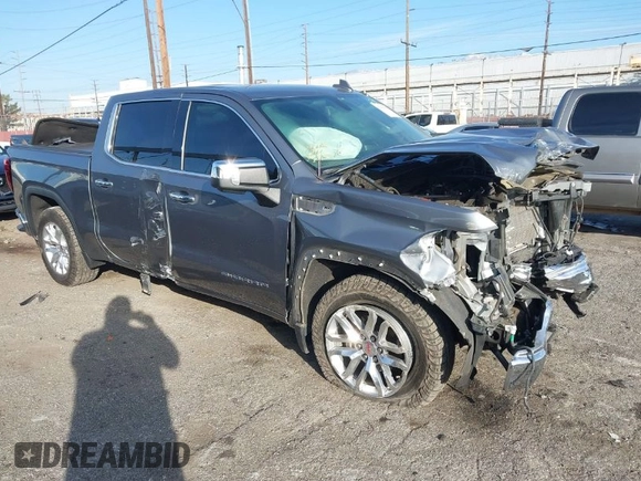 2021 GMC Sierra 1500 with VIN 3GTP8DET1MG382882, listed as a IAAI auction lot 41615193 with 64,120 mi miles and . Bid and sale history available at DreamBid. Image 1.