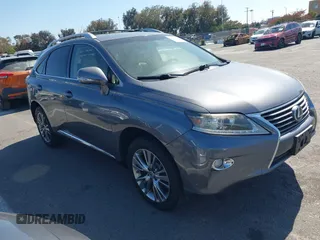 2013 Lexus RX 450h with VIN JTJBC1BAXD2053422, listed as a IAAI auction lot 42304531 with 117,035 mi miles and . Bid and sale history available at DreamBid. Image 1.