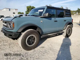 2021 Ford Bronco with VIN 1FMDE5DH5MLA96921, listed as a Copart auction lot 42522835 with 24,485 mi miles and Salvage Title. Bid and sale history available at carsss.com. Image 1.
