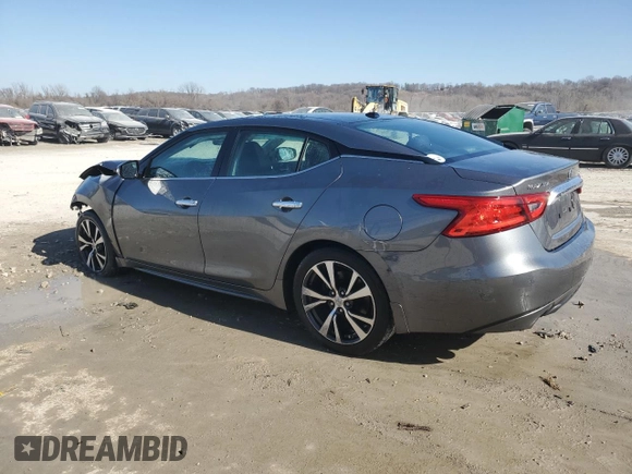 2017 Nissan Maxima S with VIN 1N4AA6APXHC373398, listed as a Copart auction lot 48699225 with 78,734 mi miles and Salvage Title. Bid and sale history available at DreamBid. Image 2.