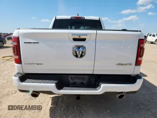 2020 Ram 1500 Limited with VIN 1C6SRFHT8LN110504, listed as a Copart auction lot 61715425 with 61,405 mi miles and Clean title. Bid and sale history available at DreamBid. Image 6.