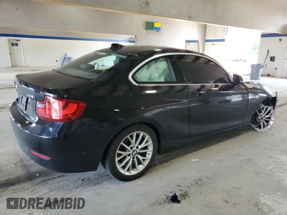 2015 BMW 2 Series 228i xDrive with VIN WBA1G9C51FVX96763, listed as a Copart auction lot 69091454 with 100,816 mi miles and Salvage Title. Bid and sale history available at DreamBid. Image 3.