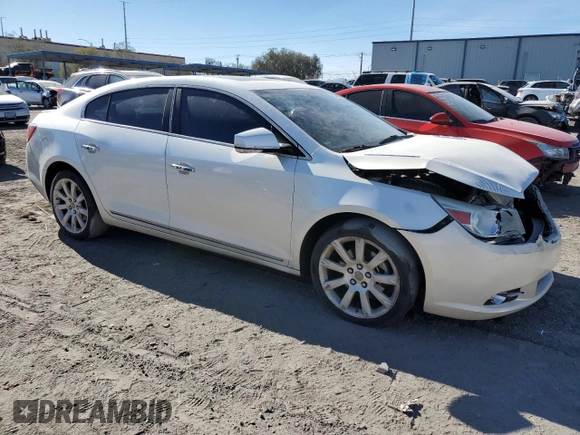 2012 Buick LaCrosse Touring with VIN 1G4GJ5E37CF144492, listed as a Copart auction lot 42339425 with 128,182 mi miles and Salvage title. Bid and sale history available at DreamBid. Image 4.