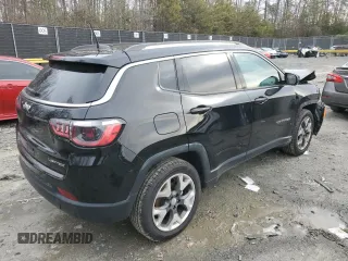 2021 Jeep Compass Limited z VIN 3C4NJDCB3MT593322, wystawiony jako Copart lot #45524575 z przebiegiem 43 105 mil mil oraz Szkoda całkowita • Salvage title. Historia ofert i sprzedaży dostępna na DreamBid. Obrazek 3.