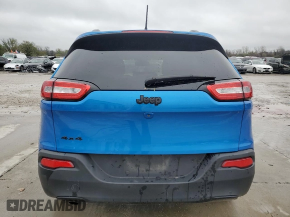 2018 Jeep Cherokee Latitude with VIN 1C4PJMCB6JD575634, listed as a Copart auction lot 51828305 with 58,590 mi miles and Salvage title. Bid and sale history available at DreamBid. Image 6.