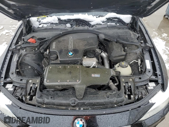 2015 BMW 4 Series 428i xDrive with VIN WBA4C9C54FD330601, listed as a Copart auction lot 45168955 with 112,408 mi miles and Salvage title. Bid and sale history available at DreamBid. Image 11.