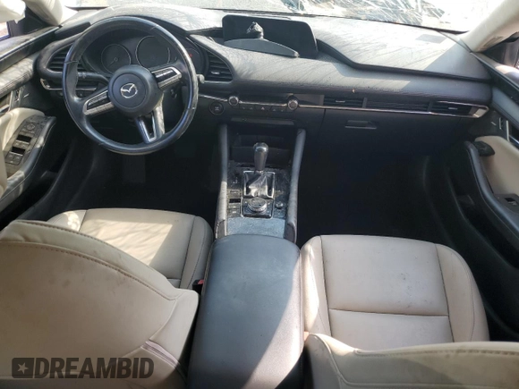 2019 Mazda 3 Preferred with VIN 3MZBPADL0KM113572, listed as a Copart auction lot 75737004 with 56,543 mi miles and Salvage Title. Bid and sale history available at DreamBid. Image 8.