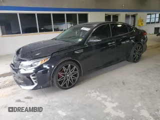 2016 Kia Optima SX Turbo with VIN 5XXGW4L23GG011780, listed as a Copart auction lot 56628295 with 104,288 mi miles and Salvage title. Bid and sale history available at DreamBid. Image 1.