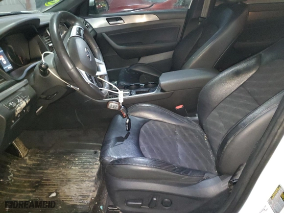 2019 Hyundai Sonata Sport with VIN 5NPE34AF6KH794225, listed as a Copart auction lot 46587045 with 100,155 mi miles and Non Repairable. Bid and sale history available at carsss.com. Image 7.