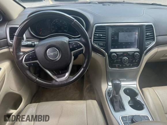 2018 Jeep Grand Cherokee Overland with VIN 1C4RJFCG2JC274512, listed as a Copart auction lot 63438715 with 161,870 mi miles and Clean title. Bid and sale history available at DreamBid. Image 9.