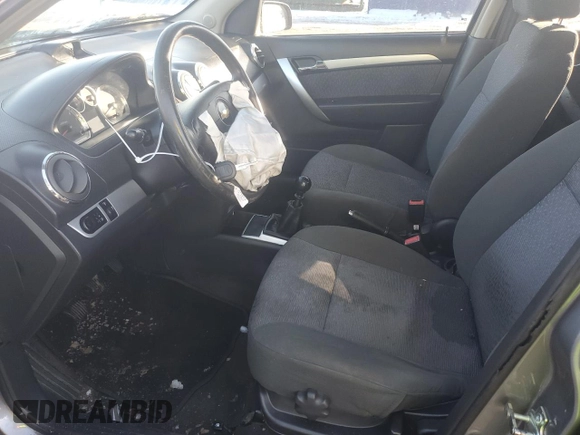 2010 Chevrolet Aveo 2LT with VIN KL1TG5DE0AB133737, listed as a Copart auction lot 41803265 with 150,570 mi miles and Salvage title. Bid and sale history available at DreamBid. Image 7.