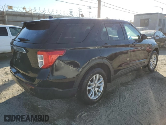 2021 Ford Explorer with VIN 1FMSK7BH4MGB64181, listed as a Copart auction lot 42356395 with 48,176 mi miles and Salvage title. Bid and sale history available at DreamBid. Image 3.